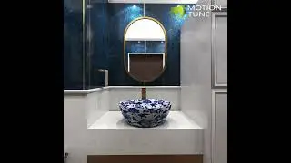 Powder Room_ Bathroom Interior_