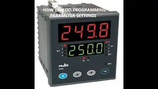 parameter settings of PID controller Redix X96