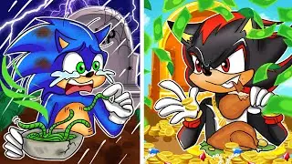 Rich ShadowGhost vs Poor SonicGhost - Funny Story But Very Meaningful