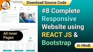 #8 Complete Responsive Website using REACT JS & Bootstrap | Inner pages convert HTML to React JS 🔥🔥