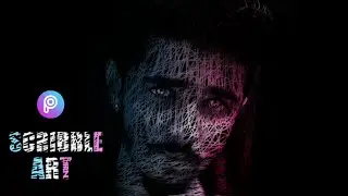 SCRIBBLE ART EDITING 🔥🔥 | PicsArt Tutorial | piX P