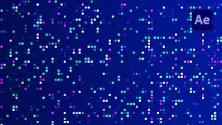 How to create Digital Background Animation : in After Effects