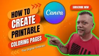 How to Create Printable Coloring Book Pages with Canva 👀