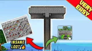 How to Make Mob Xp Farm in Minecraft Bedrock | Easy Xp Farm | Mob Grinder