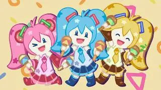 🔷 Miku c0rona - The Miku ChewChew band -  2D animation!