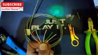 Tutorial cara pasang konektor RJ 45 kabel LAN | CAT 5