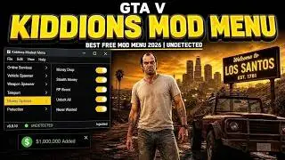 [NEWEST UPDATE] GTA 5 Mod Menu PC [2026] / Kiddions Cheat / Money Hack / Online Mods (work)