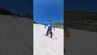 Snowboarding Colorado in September