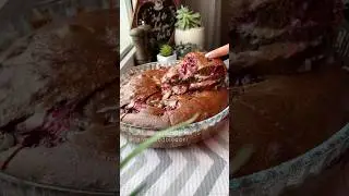 Cottage Cheese and Cherry Brownies. A delicious teatime pastry recipe 