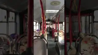 Konya Büyükşehir Belediyesi Doğalgazlı ve Körüklü Mercedes 0345 Conecto içinden seyir