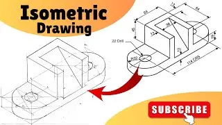 Isometric drawing - Isometric of circle - Engineering drawing