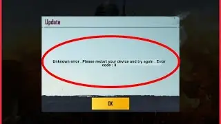 BGMI Fix Unknown error Please restart your device & try again Error code 3 Battleground Mobile India