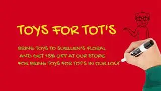 Toys for Tot's at SuEllen's Floral Company