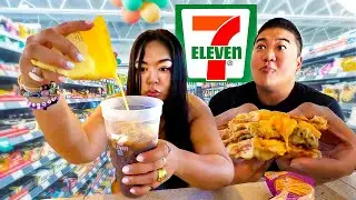 We Ate ONLY 7 Eleven for 24 Hours 
