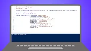 Install Active Directory - PowerShell Script