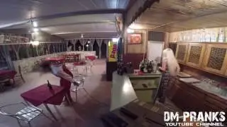 Sexy waitress prank