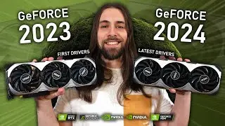 Do NVIDIA GPUs REALLY lose performance over time? GeForce 2023 vs 2024 Drivers Benchmarked