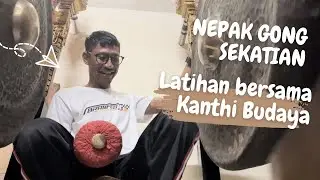 Bener atau tidaknya yg penting ikut latihan | Tabuh Sekatian | Mukul Gong