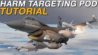 DCS F-16C Viper HARM Targeting System & Markpoints Tutorial!