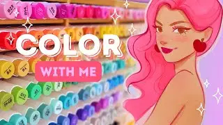 🪄Color with Me: OHUHU Marker Review & Demo