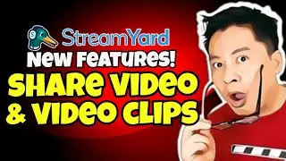 HOW TO USE STREAMYARD SHARE VIDEO and VIDEO CLIPS?  NEW FEATURE ( TAGALOG TUTORIAL )!!!