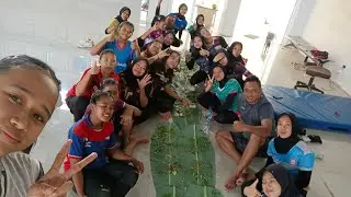 Makan siang bersama.Smano lampung voli putri di Sport Hall.2024