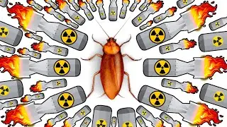 ПЫТАЮ ТАРАКАНА РАДИАЦИЕЙ