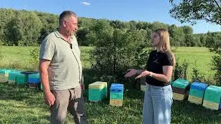 Гранти для бджільництва. На пасіці у Правенького Євгена Валентиновича