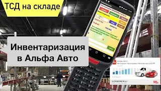 Инвентаризация с ТСД в Альфа Авто 6