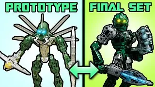 Prototype Piraka & Inika VS The Final BIONICLE Sets