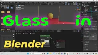 BLENDER | How To Do The Glass In Blender | Shading. GLASS BSDF And PRINCIPLED BSDF Nodes | Tutorials