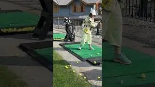 STAND BACK! BLIND GIRL GOLFING! ⛳️