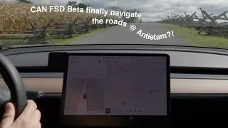 Tesla FSD Beta 10.69.2.2 - Driving Antietam Battlefield loop again - MUCH BETTER!!