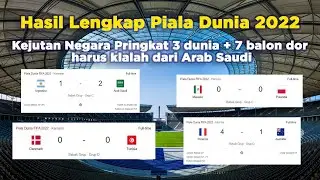 Hasil Akhir Pertandingan Fase Grup Piala Dunia 2022 Lengkap Tadi Malam