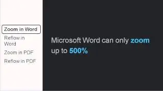 Making text on screen bigger