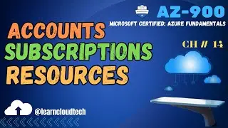 Azure Accounts, Subscriptions, Resources & Resource Groups | CH-14 | 