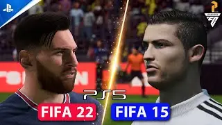 FIFA22 vs FIFA15 - PS5 Gameplay