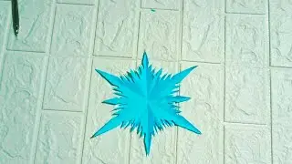 Membuat 5 pola dekorasi //easy decorative paper chain ideas//DIY paper cutting decorations