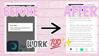 CARA MENGATASI MASALAH EROR DI APK ALIGHT MOTION!! DIJAMIN WORK 💯!?