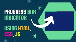 🔴 Page Scroll Progress Indicator using Html CSS and JavaScript | Progress Bar | JavaScript Project