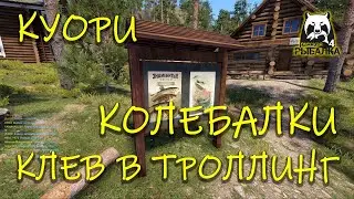 Русская рыбалка 4. рр4. Куори. Тест колебалок в троллинге.