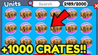 I Opened 1000 FUTURE CRATES in Toilet Tower Defence