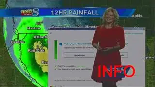 MICROSOFT | WINDOWS 10 | Update Interrupts Weather Funny fail