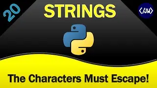 Use escape characters to put special characters in strings in 