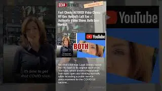 Fact Check: ALTERED Video Closes NY Gov. Hochul's Left Eye -- Authentic Video Shows Both Eyes Normal