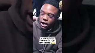 DB Omerta gave out backpacks mid Hazard Lights freestyle 😭⚠️🔥
