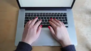 Keyboard typing MacBook Pro 2015 mid normal & fast sound effect stereo HQ 96kHz