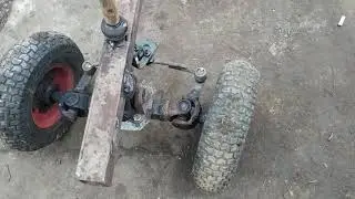 Front beam for mini tractor without gearbox