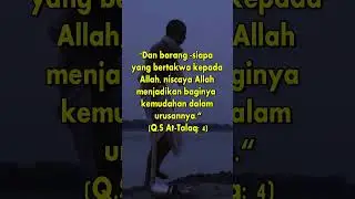 Alloh memudahkan urusan orang yang bertaqwa #shorts