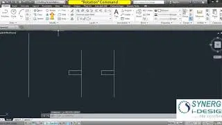 AutoCAD---Lec-027  How to use ROTATE to rotate an object